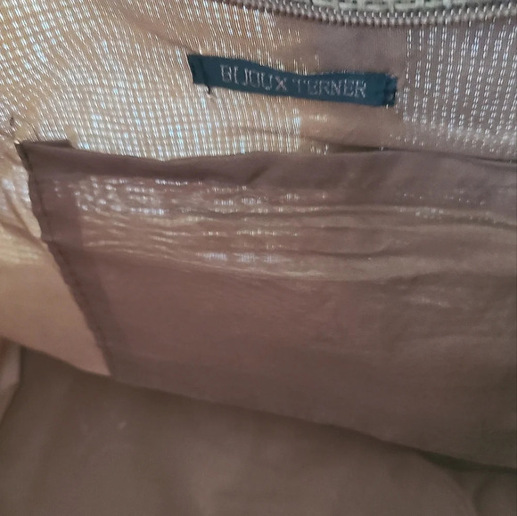 Bijoux Terner shopper canvas boho tote beige/brown - Picture 8 of 9